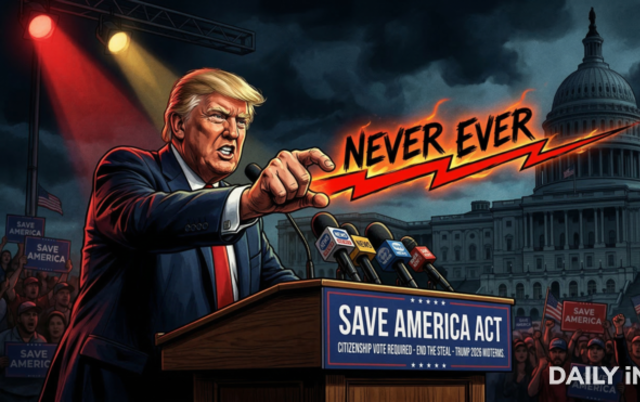 트럼프, ‘SAVE 법안’ 거부 의원에 “반대하면 절대 지지 않겠다”